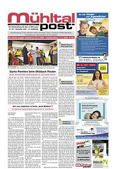 Mühltalpost November Ausgabe 2009