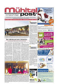 Mühltalpost November Ausgabe 2013